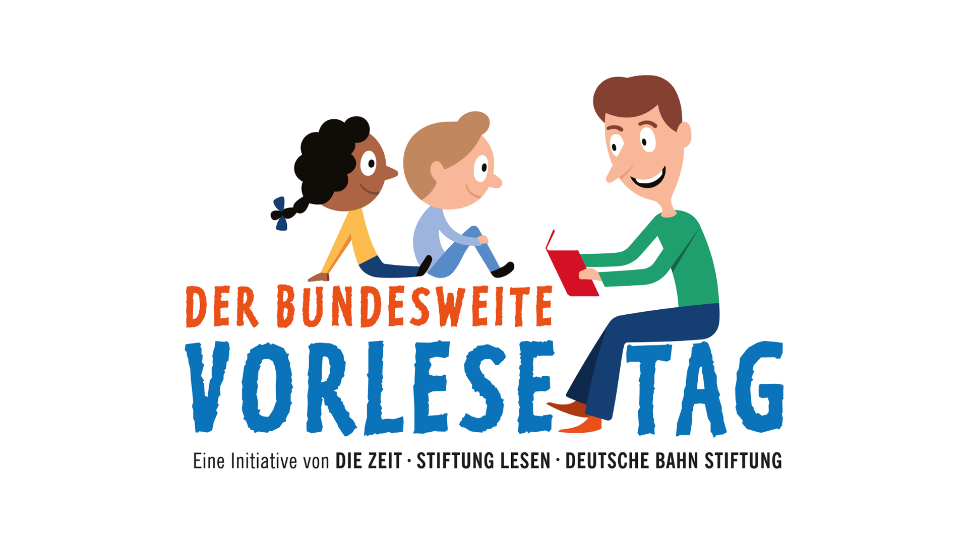 Bundesweiter_Vorlesetag_Logo_1920x1080 Copyright Logo und Illustration: © Gert Albrecht für DIE ZEIT